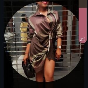 Stylish Women's Print Dress/ Seen On Me On 1srlt Pic